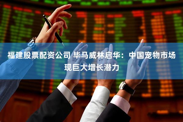 福建股票配资公司 毕马威林启华：中国宠物市场现巨大增长潜力
